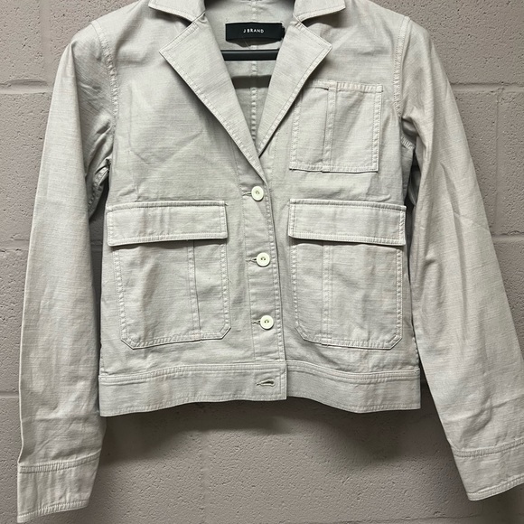 J Brand Women’s Jacket Tracy Relaxed Castor Grey/Green SJB001680 - Picture 4 of 4